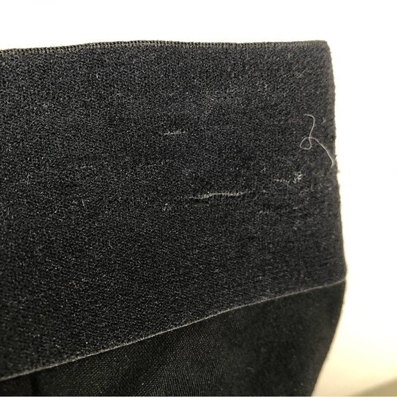 Seraphine Maternity Tailored Black Maternity Pants Ponte Trousers Seam Front 2 - Picture 6 of 9